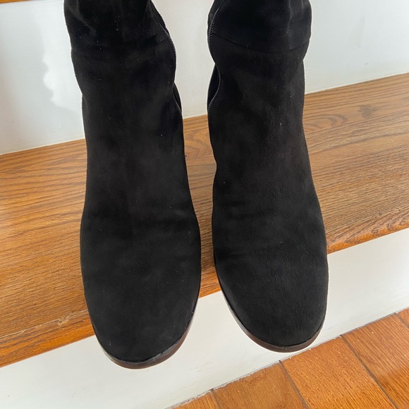 Suede over-the-knee boots - Picture 7 of 15